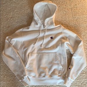 White Champion Hoodie